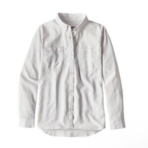 Patagonia Sol Patrol Long Sleeve shirt White Size Large
